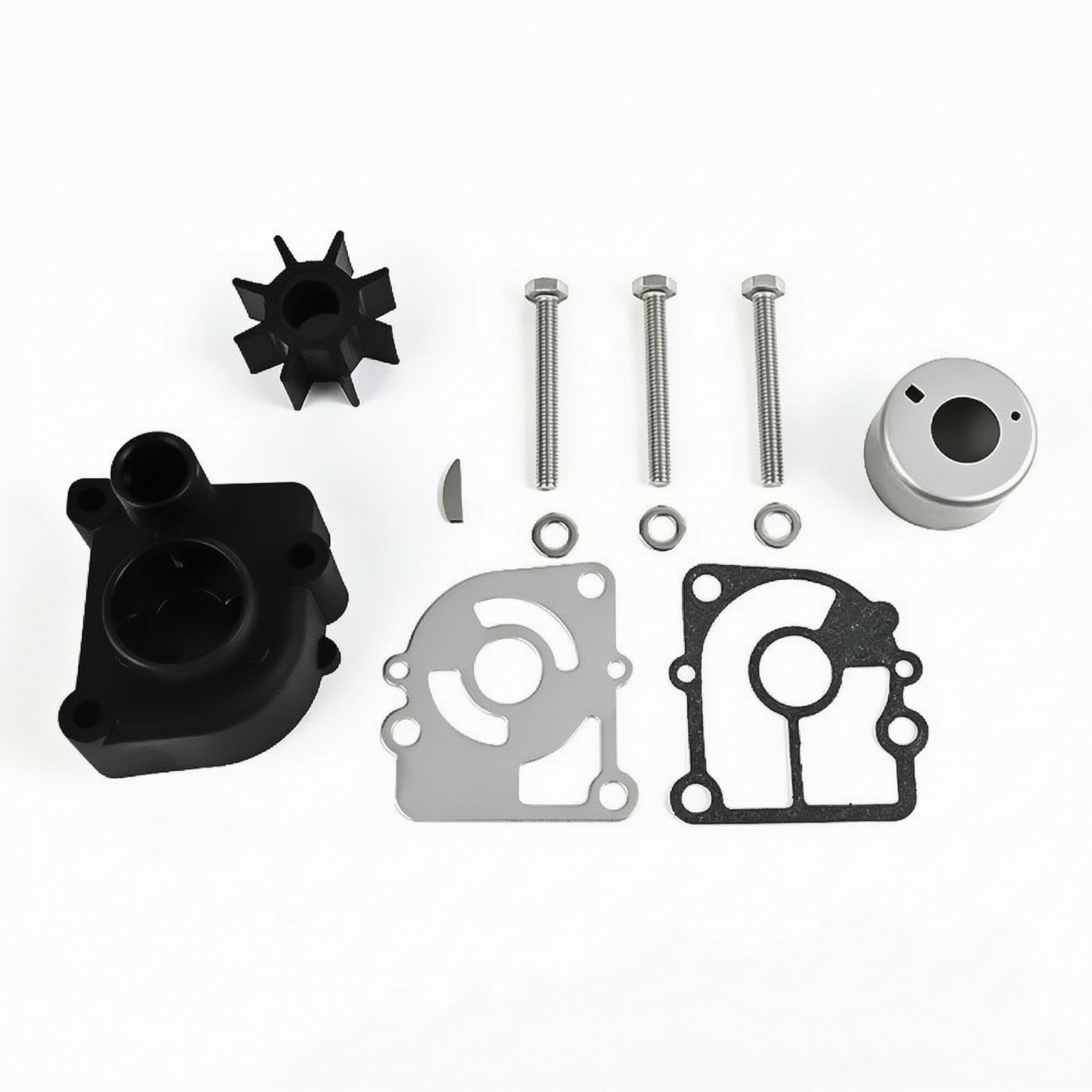 Impeller Repair Kit with Housing + Marine Pump Impeller Kit