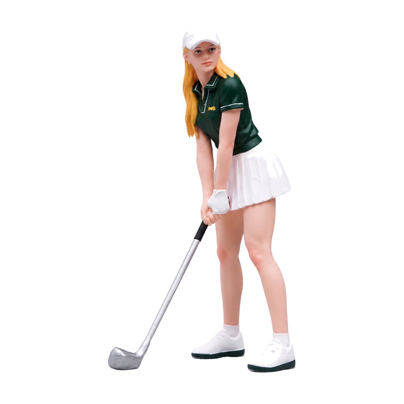 Hand-Painted Golfer Figurine