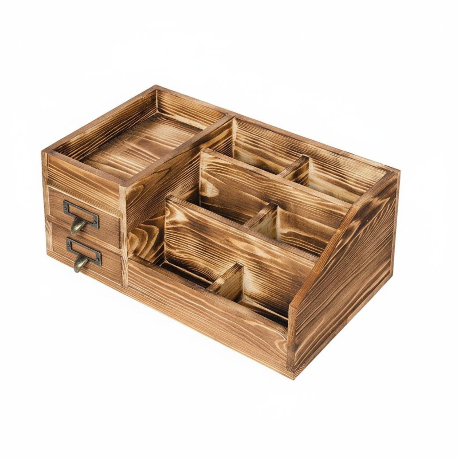 Wooden Desktop Organizer – Carbonized