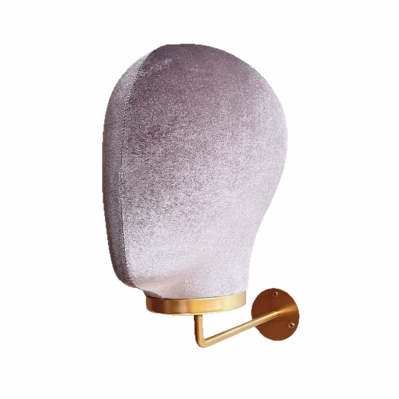 Velvet Mannequin Head Stand