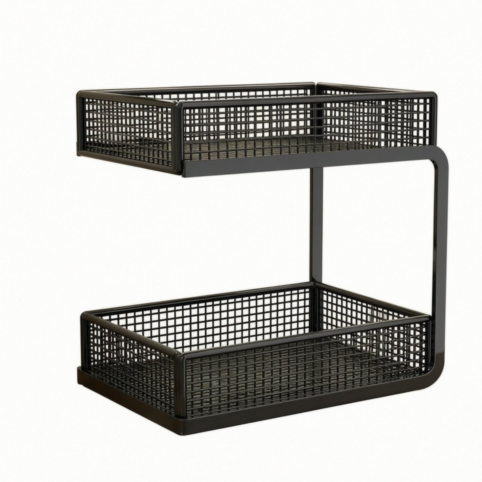 2-Tier Metal Wire Storage Rack