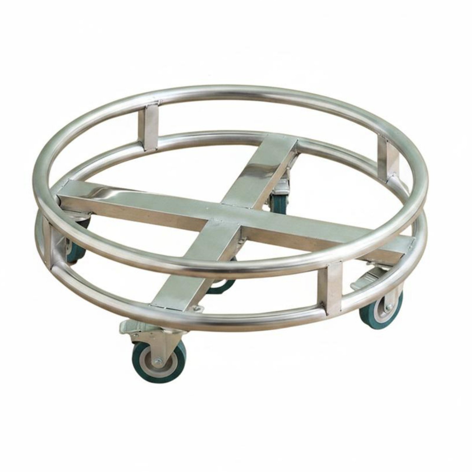 Stainless Steel Soup Bucket Cart
