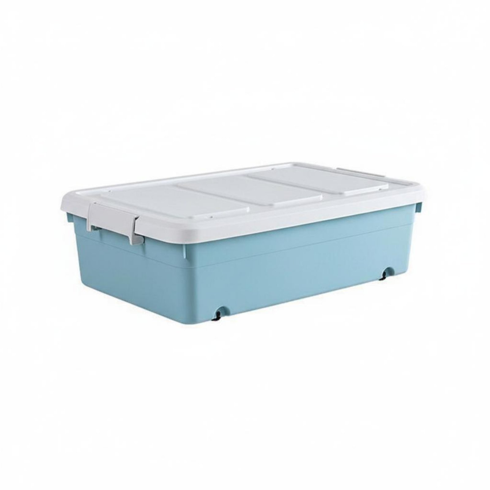 Flat Wheeled Under-Bed Bin