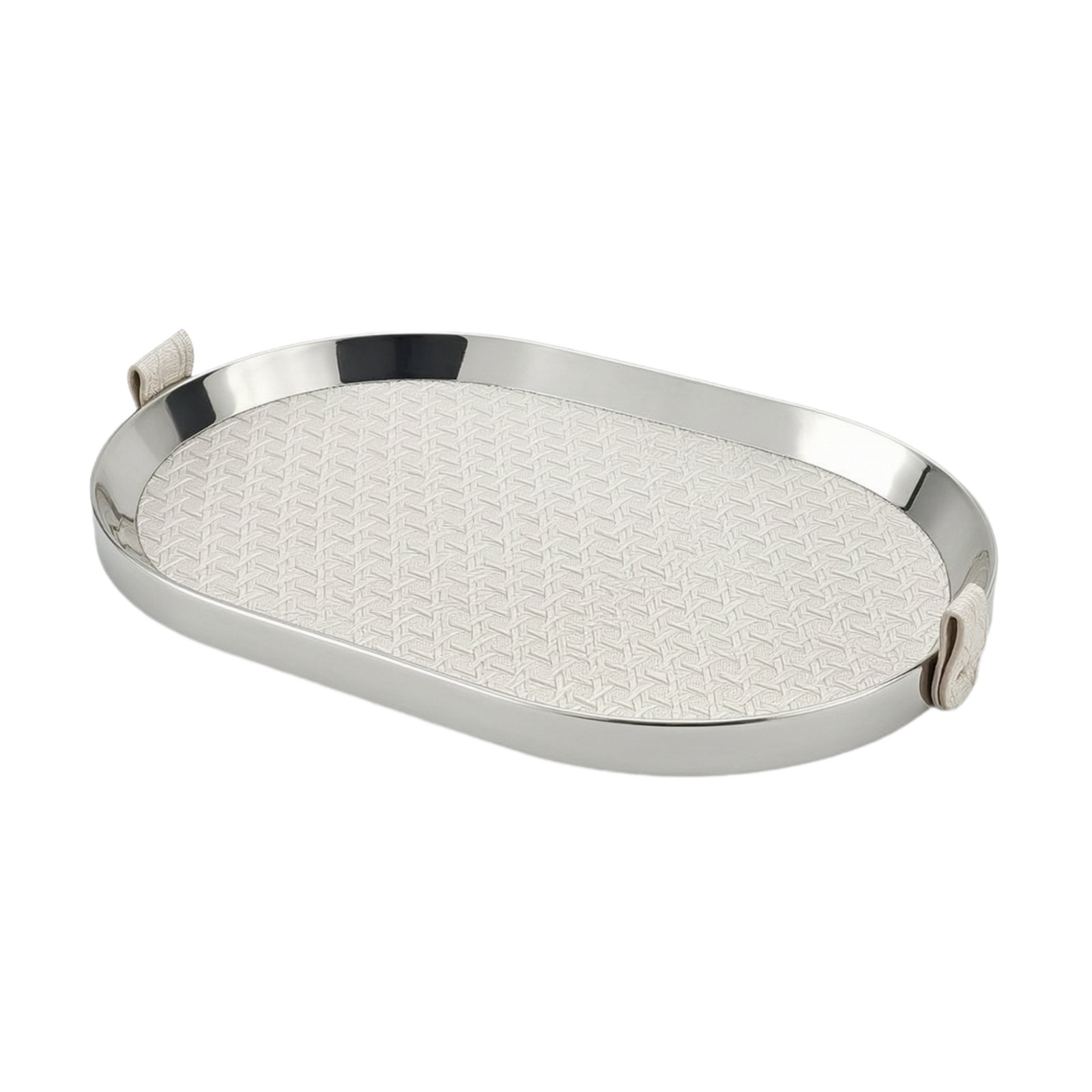 Serving Tray with Handles Stainless Steel