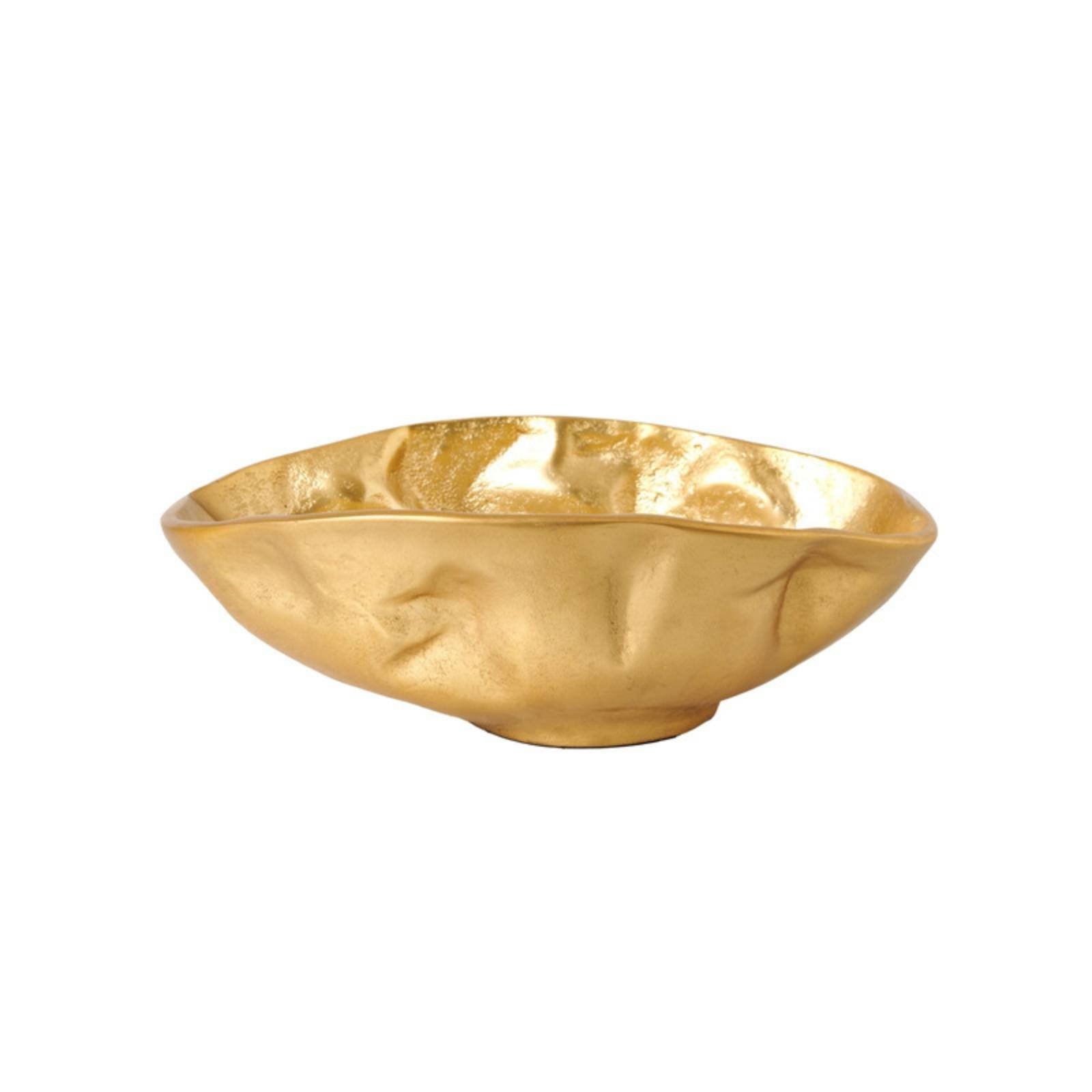 Decorative Bowl Hammered Metal