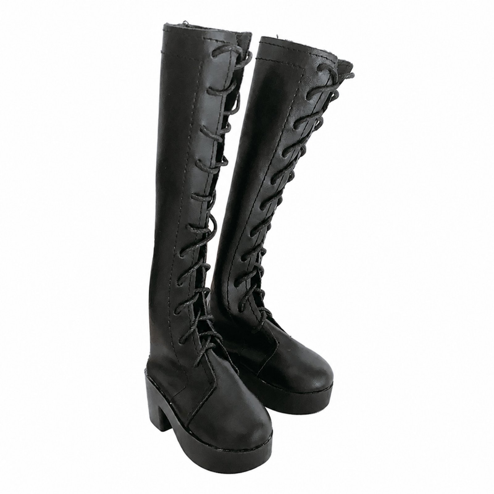 Lace-Up Block Heel