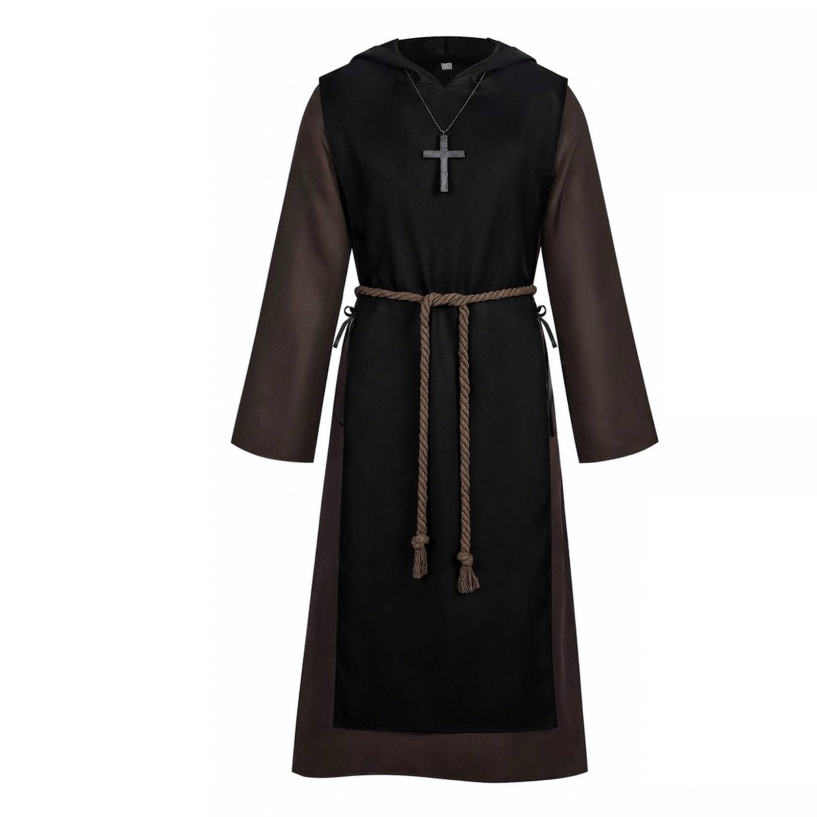 Monk Costume with Cross Necklace