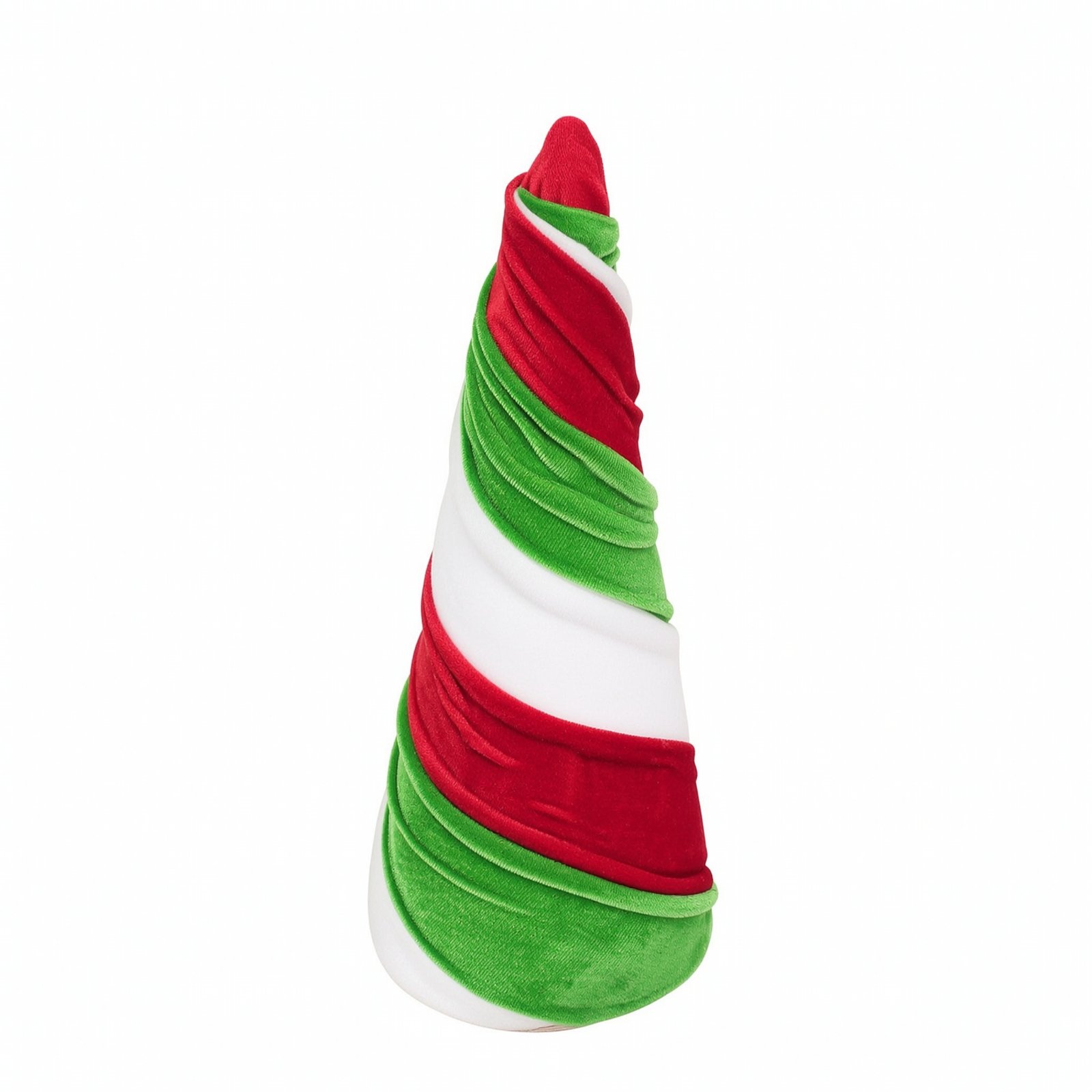 Striped Cloth Cone Ornament