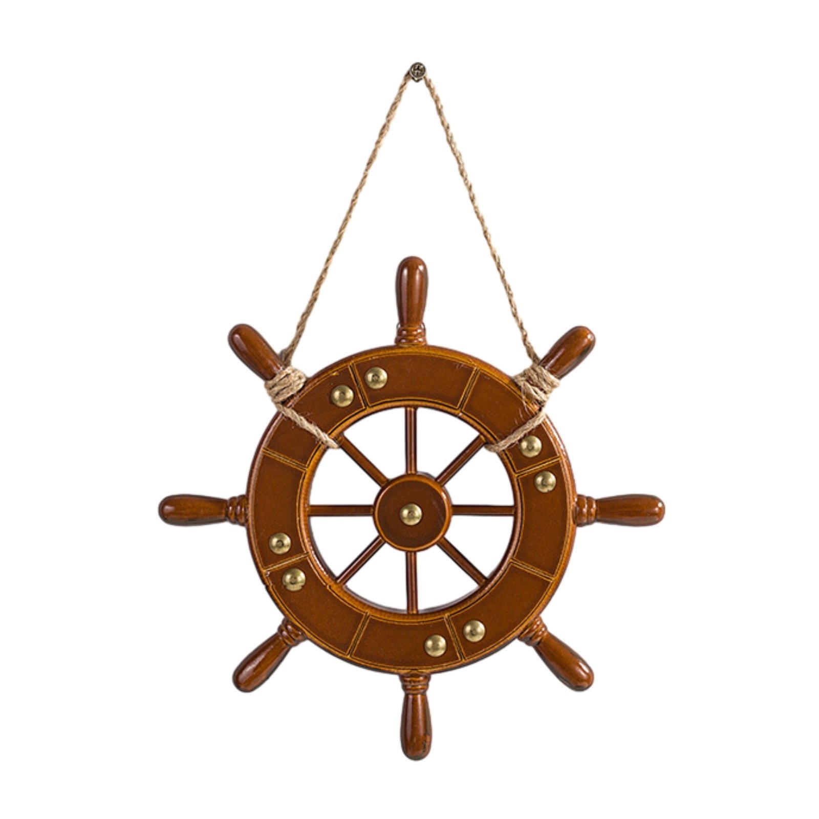 Wooden Ship Wheel Decor