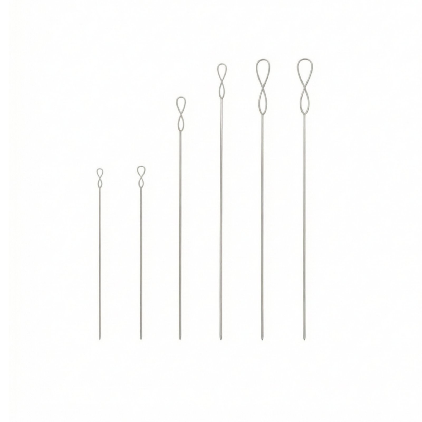 6-Piece Slender Metal Beading Pin