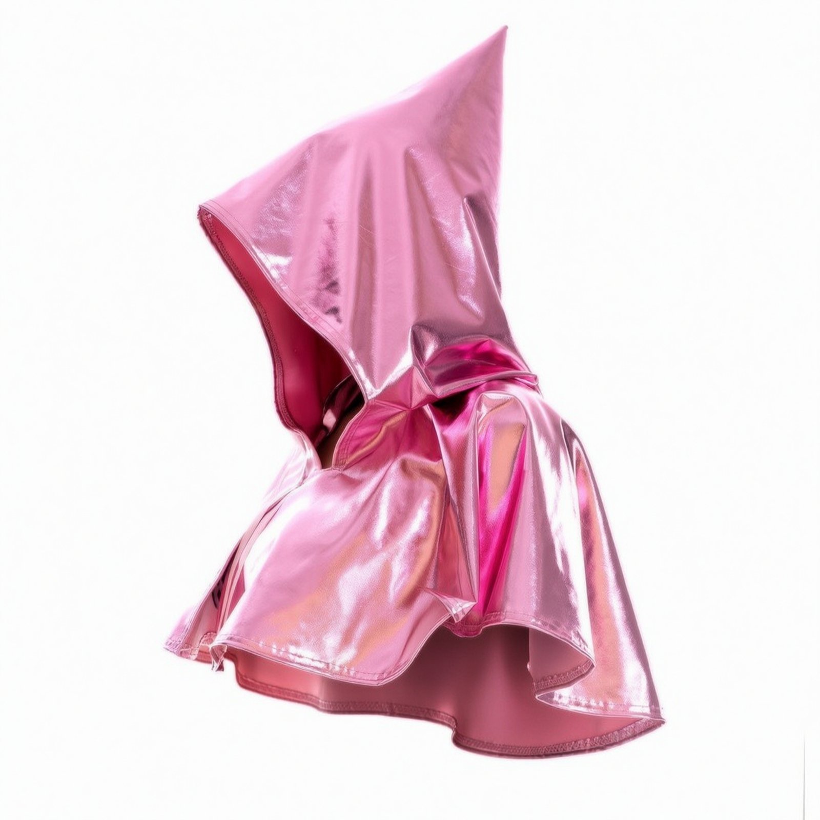 Hooded Cape Shiny Finish