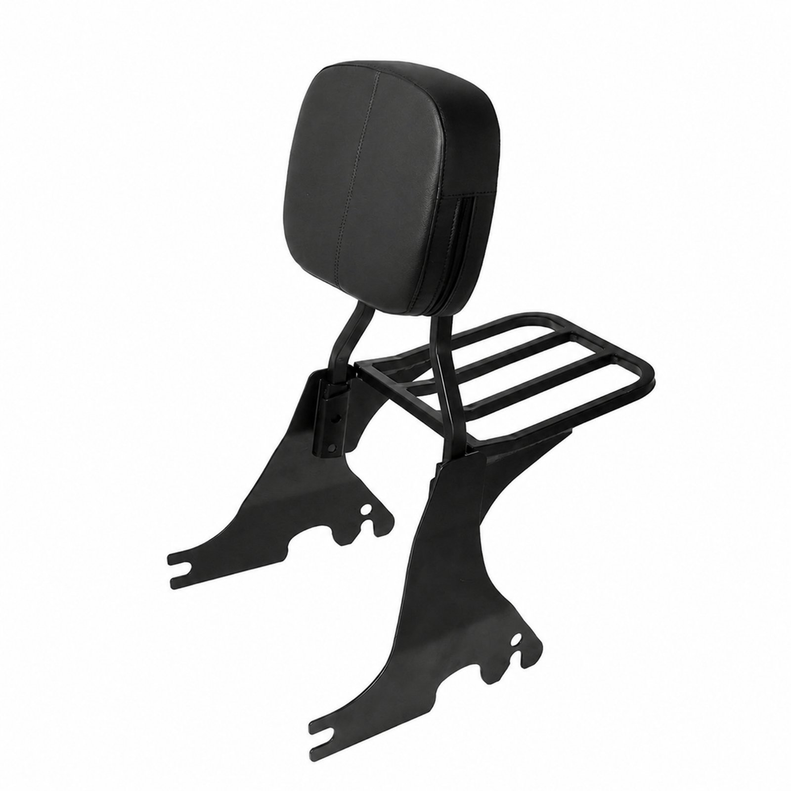 Motorcycle Backrest with Luggage Rack – Square Tube