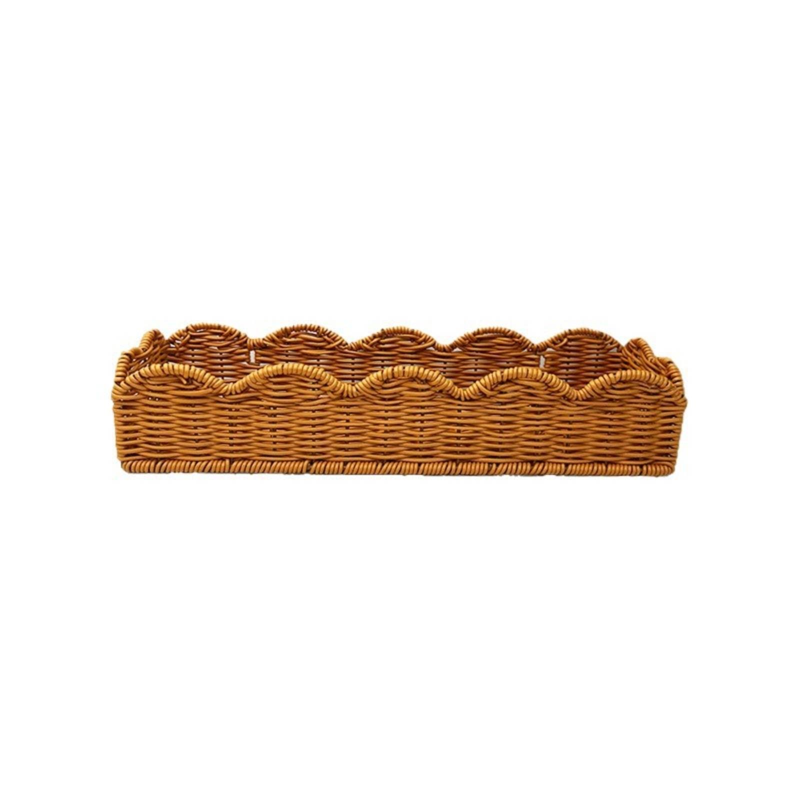 Woven Rectangular Storage Basket