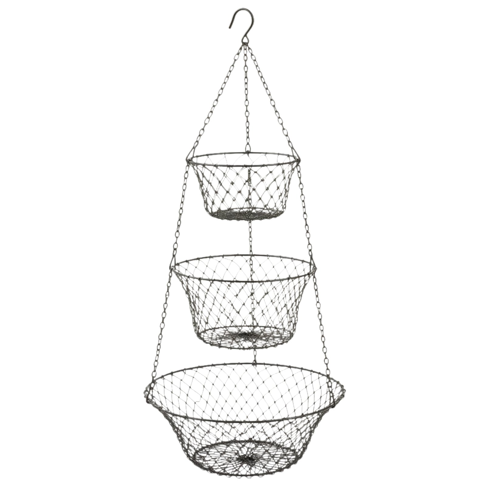 Hanging Fruit Basket – Black, Boxed