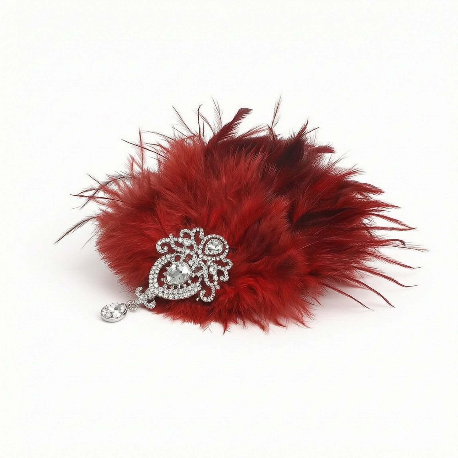 Rhinestone Feather Headband
