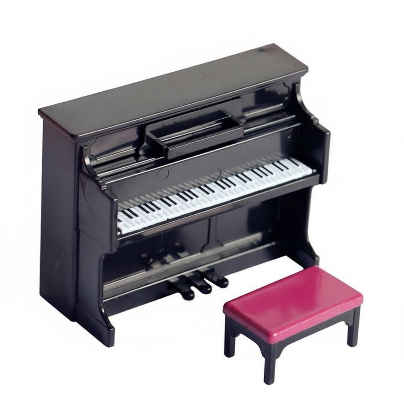 Miniature Dollhouse Piano Set