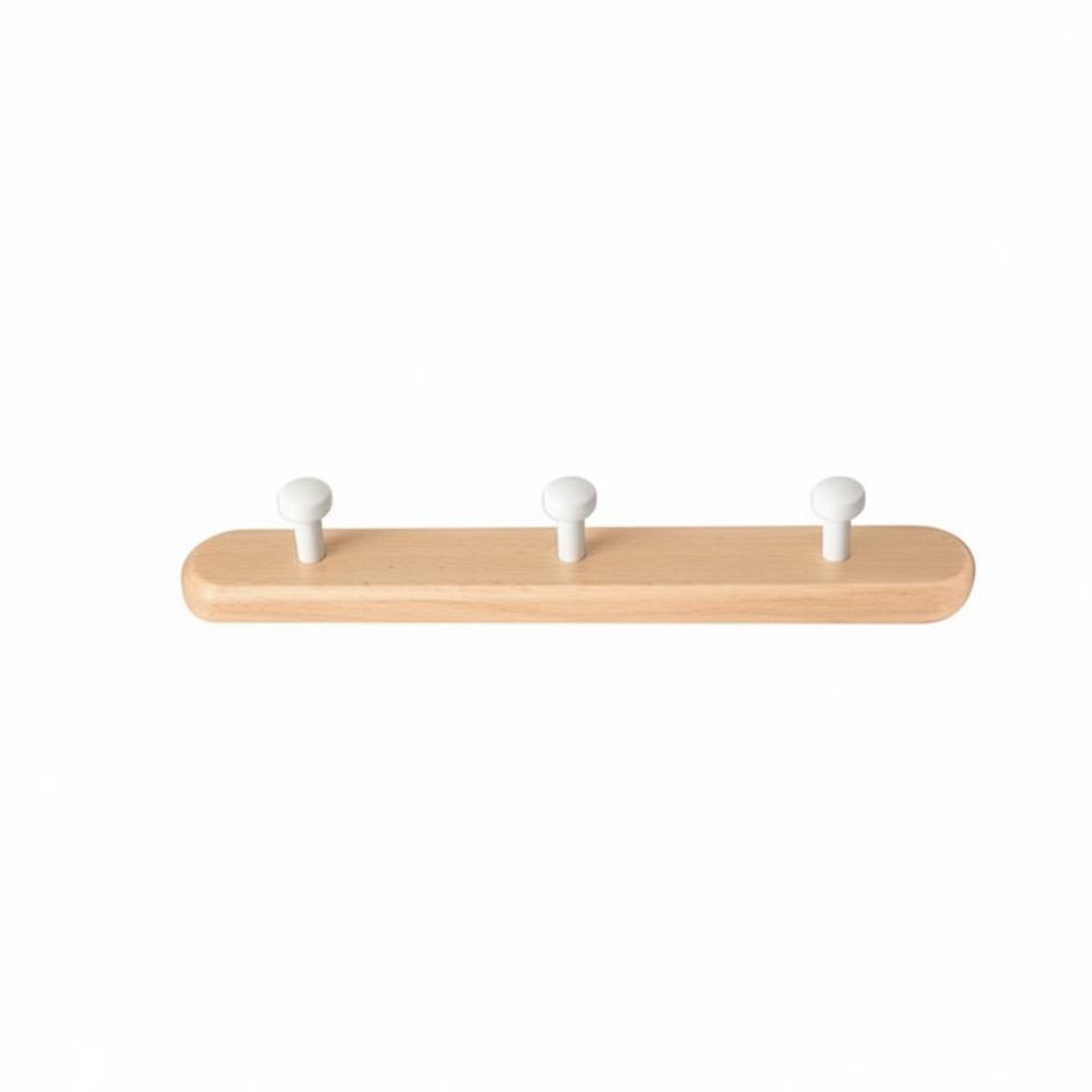 Adhesive Wooden Knob Peg