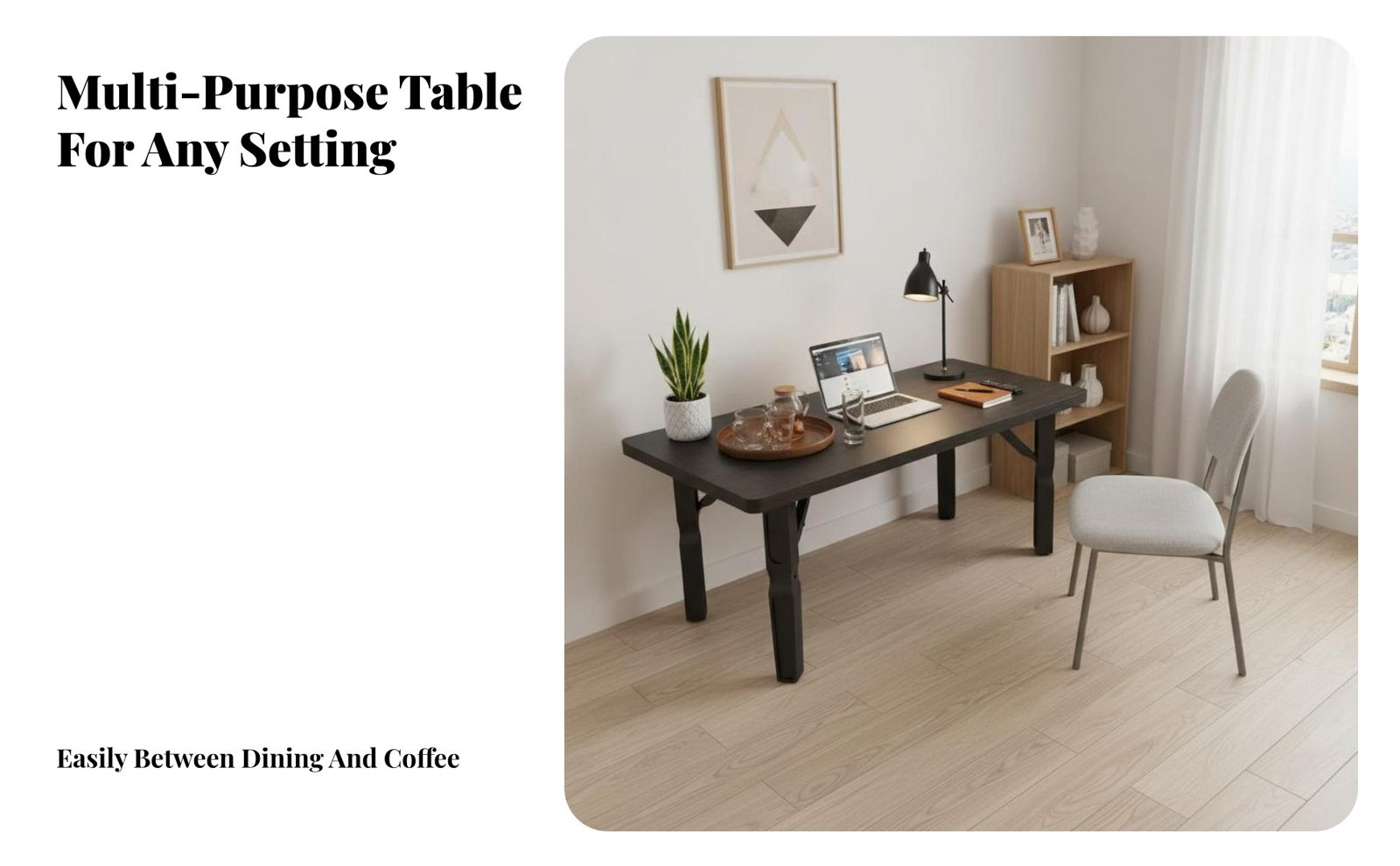 Folding Leg Dining Table