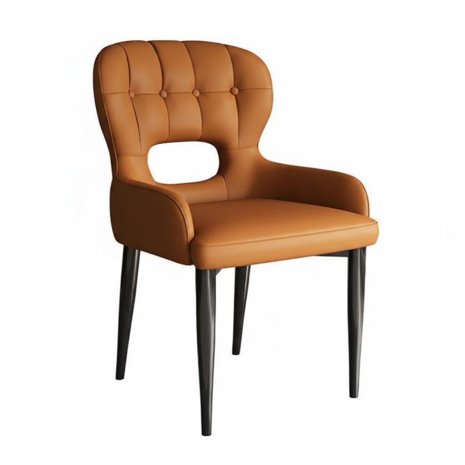 Curved Backrest Dining Chair