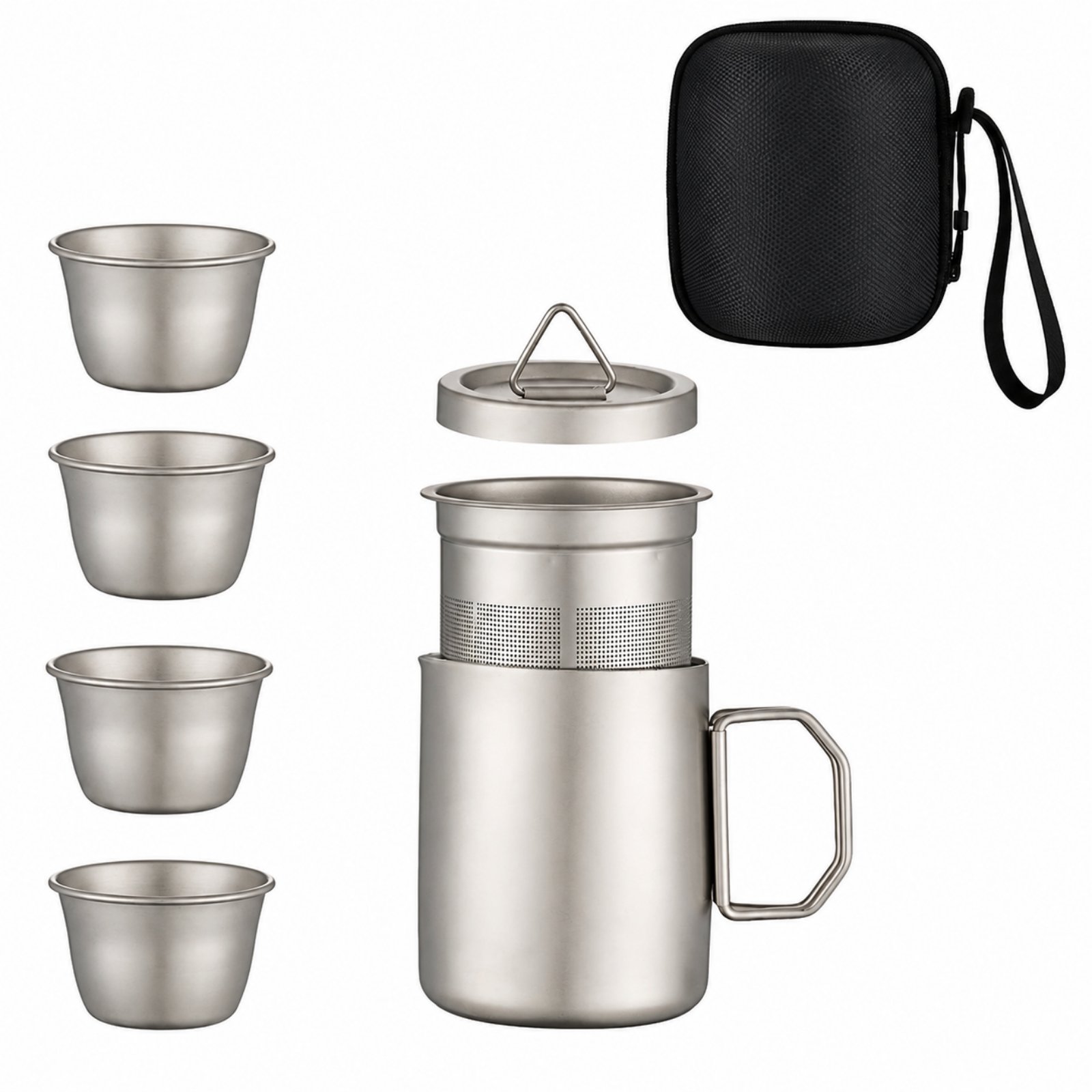 Stainless Steel Travel Tea Set