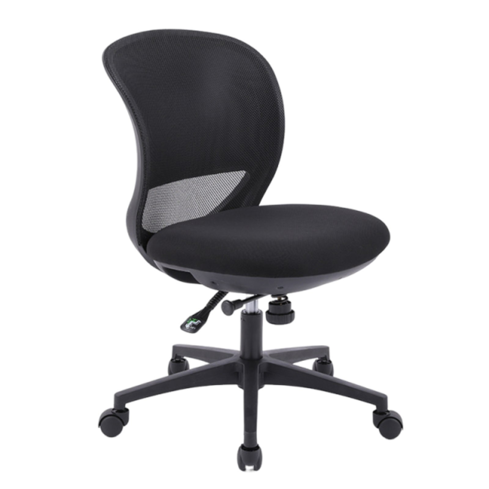 Armless Rotating Chair Height Adjustable Computer Seat