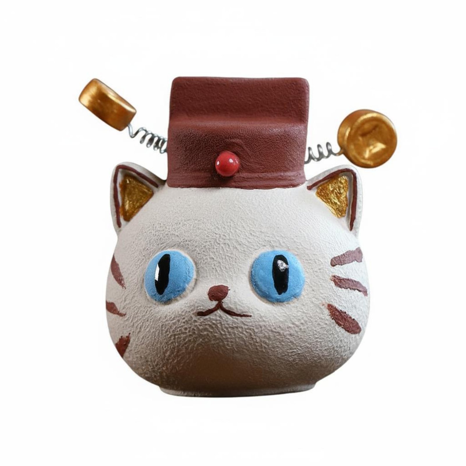 Clay Cat Ornament
