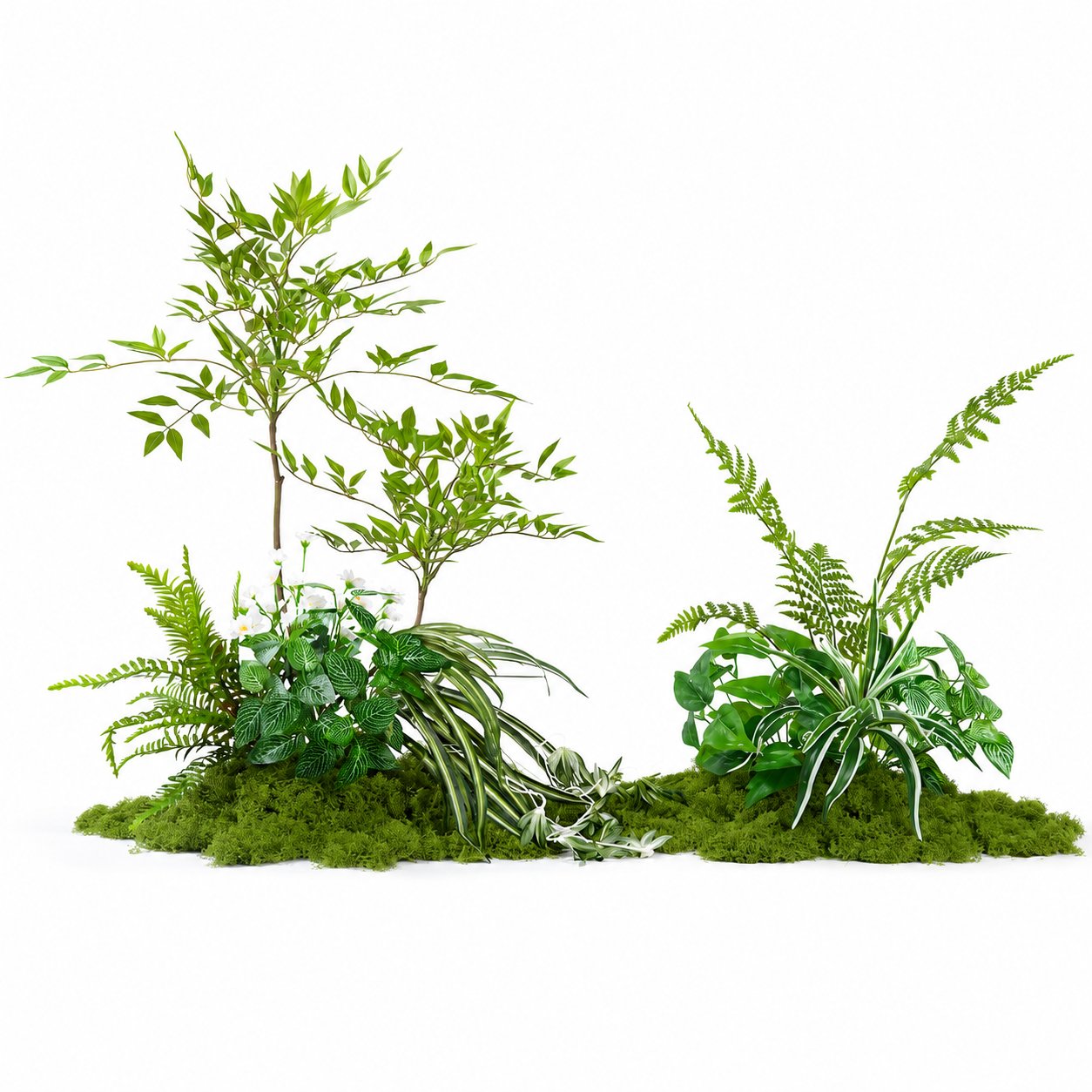 Artificial Green Moss Plants