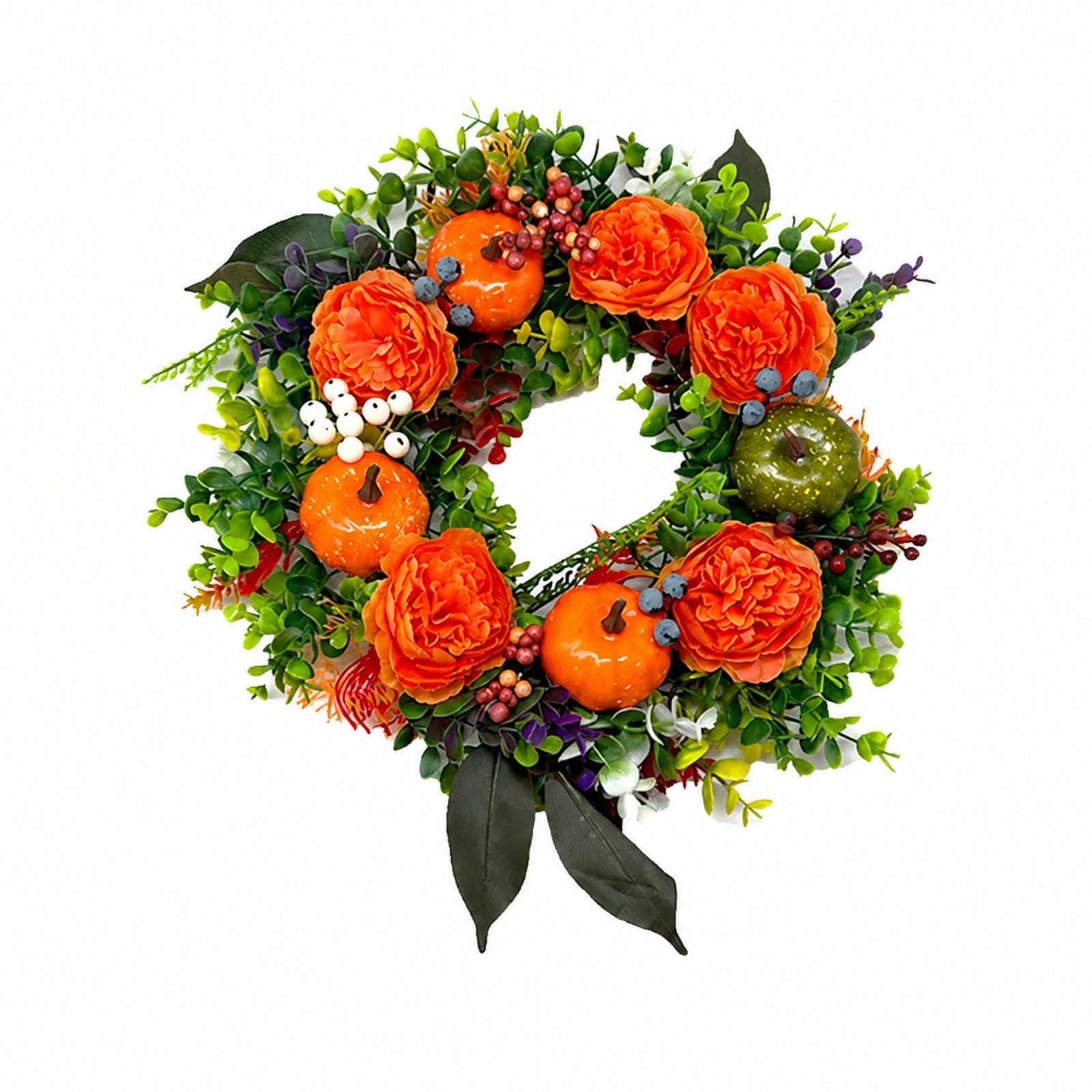 Autumn Pumpkin Wreath