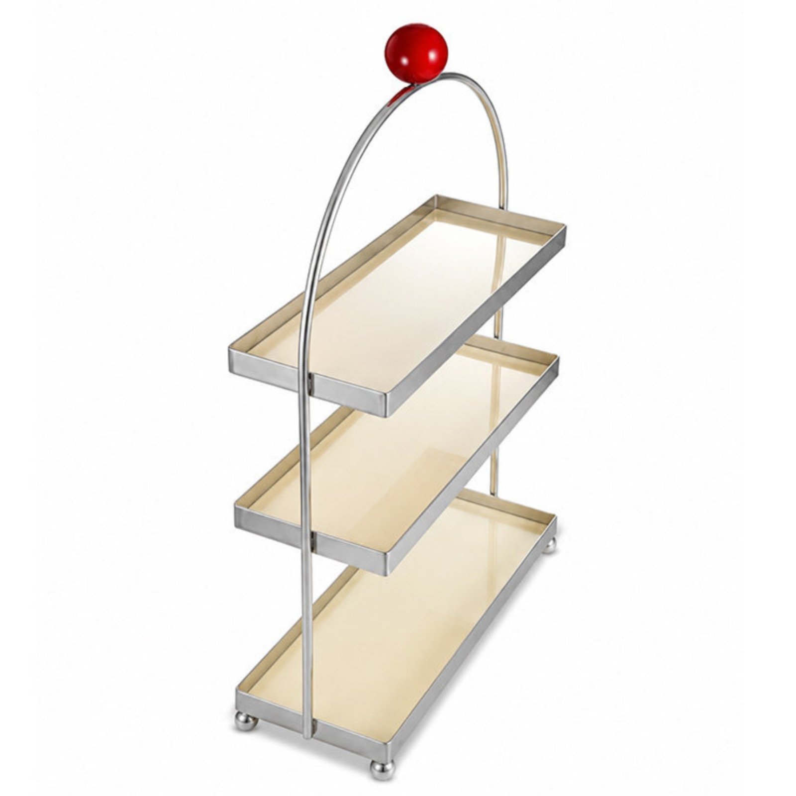 3 Tiered Acrylic Organizer Shelf Transparent