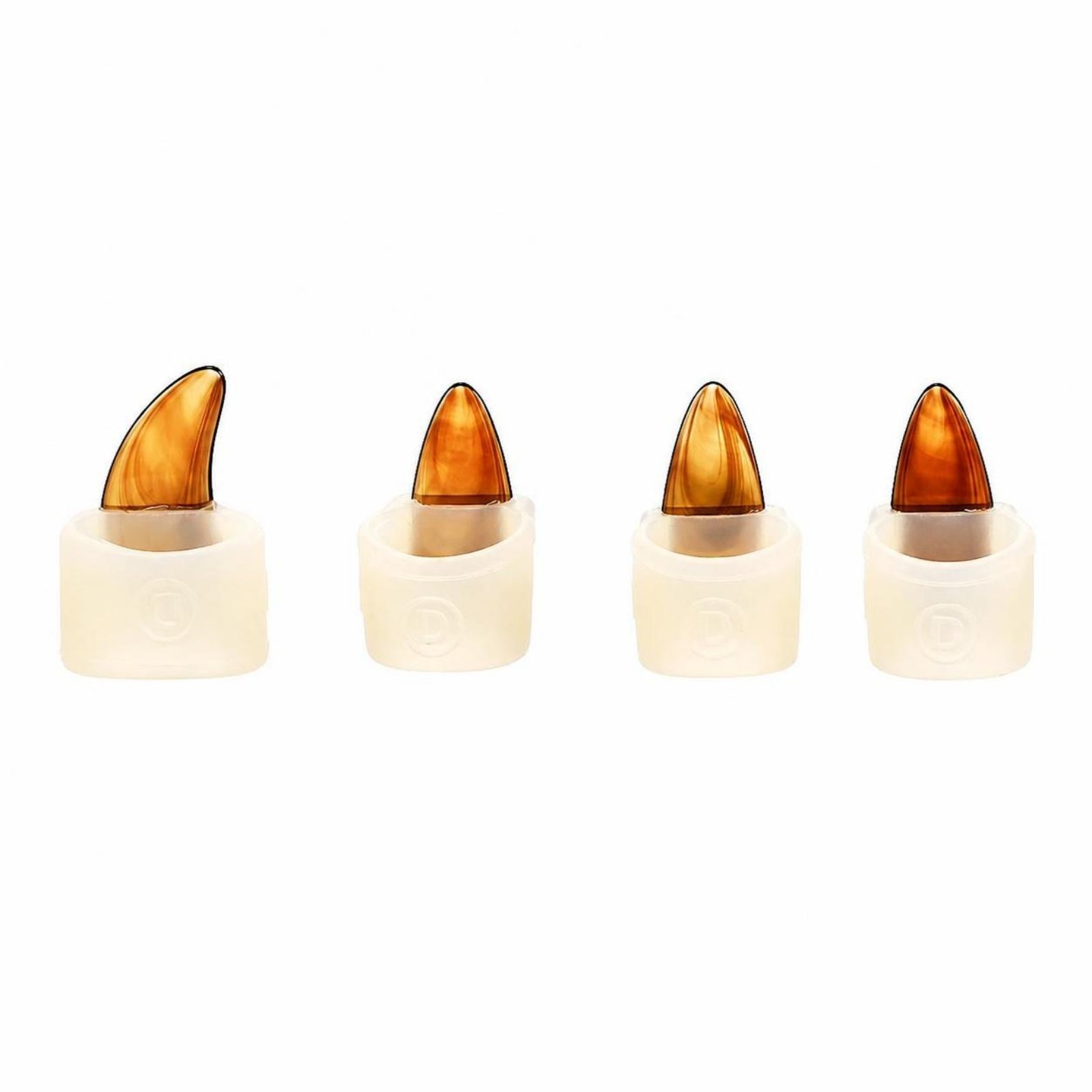 4-Piece Finger Picks with Sleeve