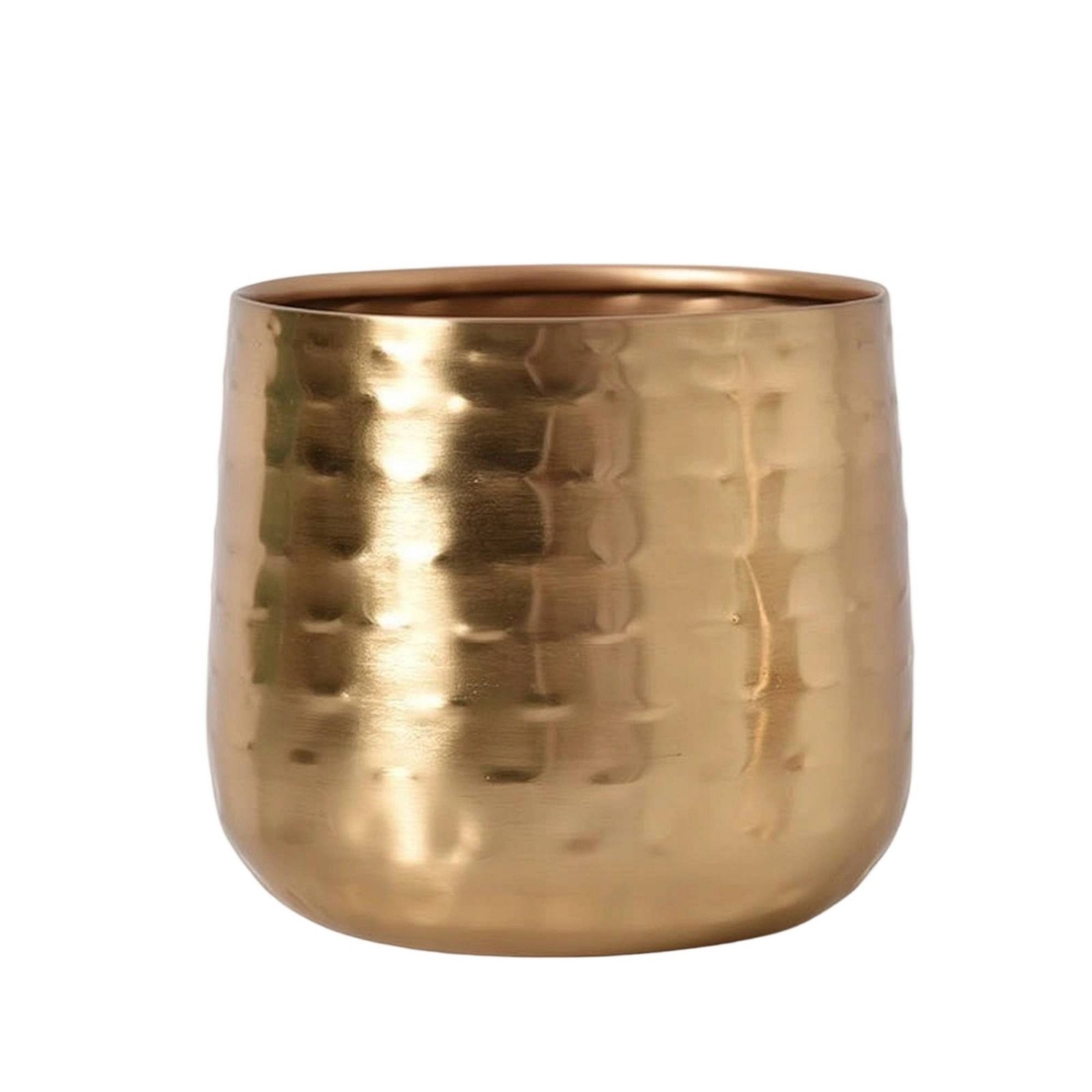 Hammered Iron Planter