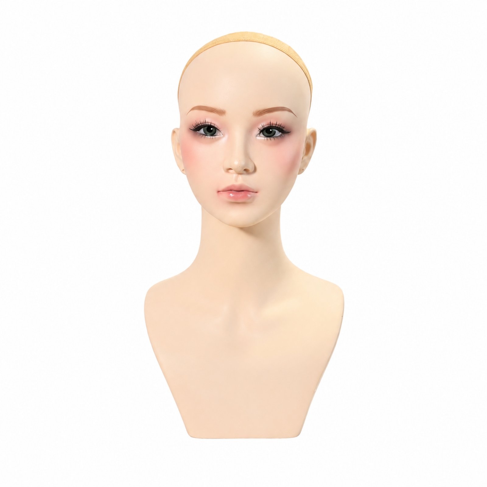 Makeup-Painted Mannequin Head