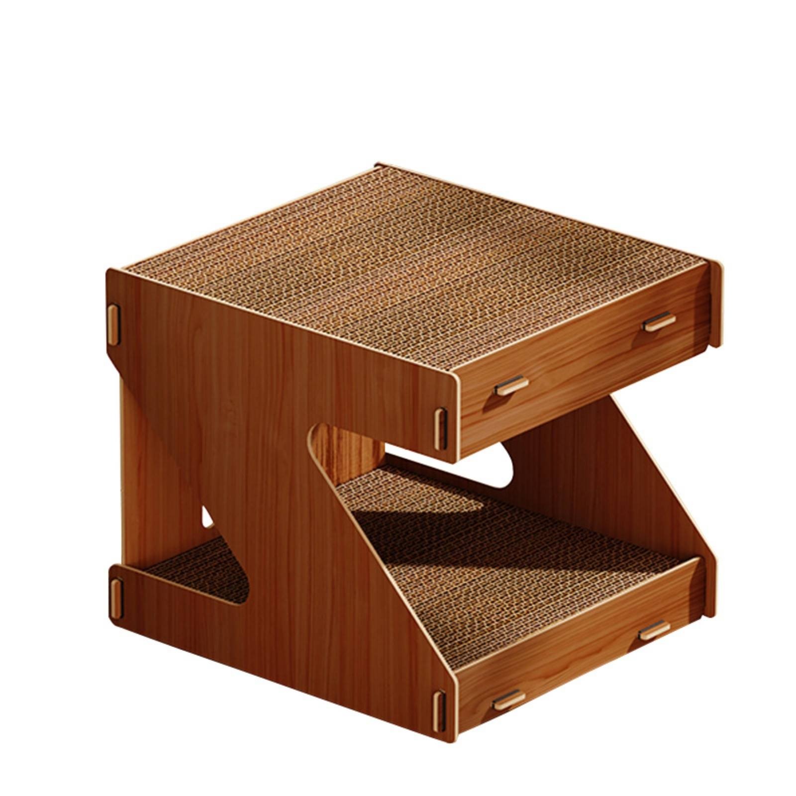 Double-Layer Cat Scratcher House