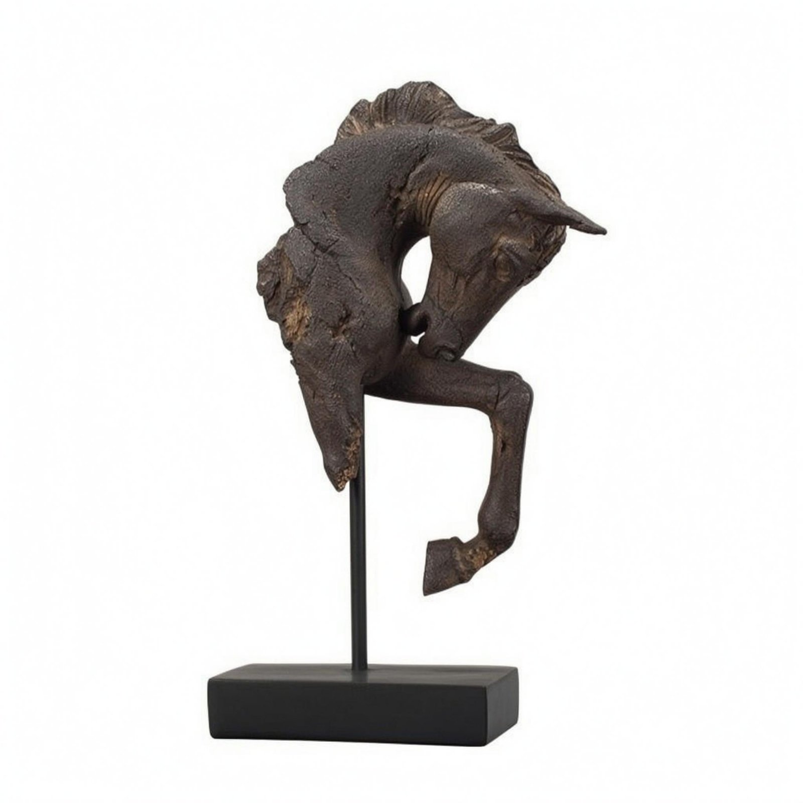 Weathered Horse Sculpture