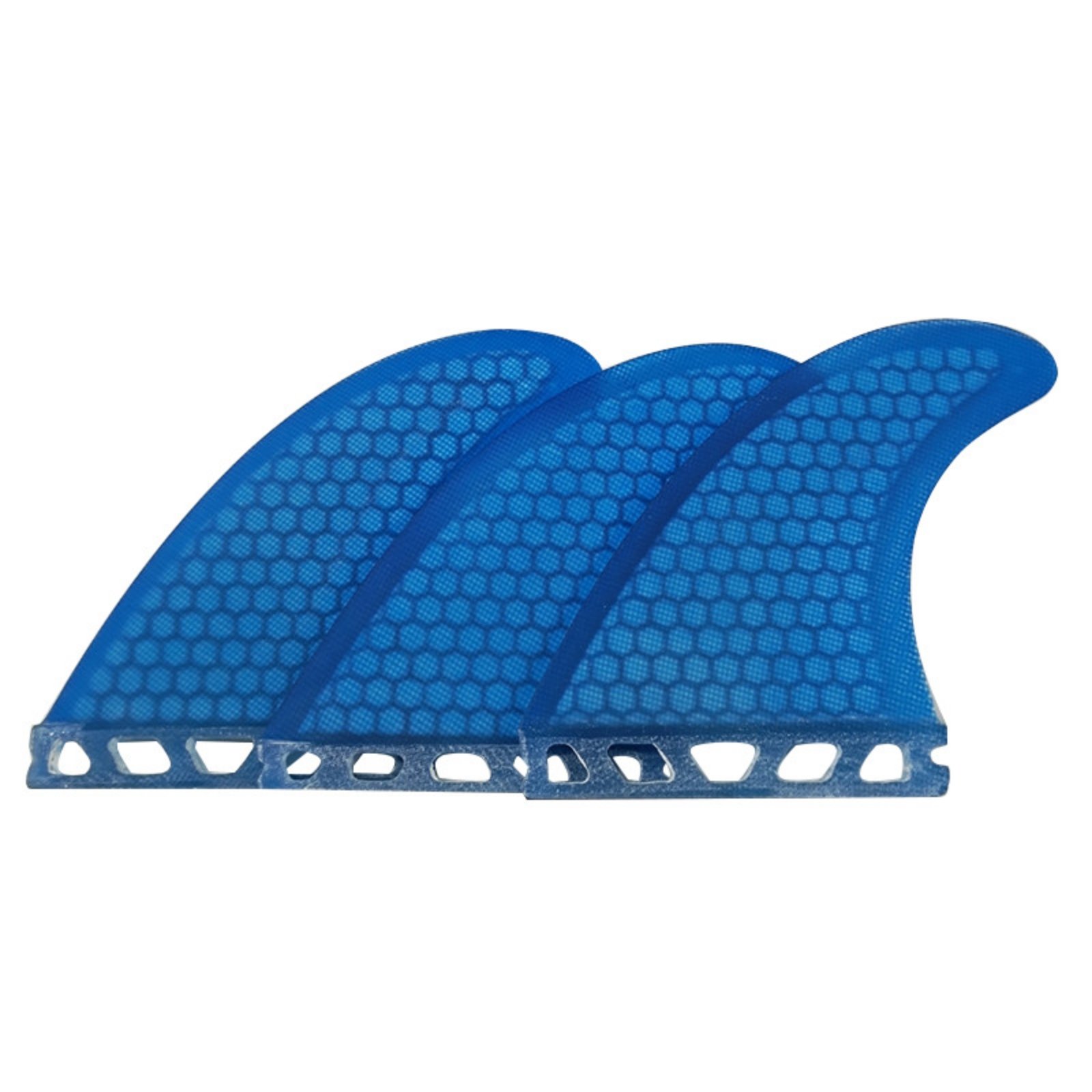 3 Pieces Fiberglass Single-Tab Fin Surfing Board