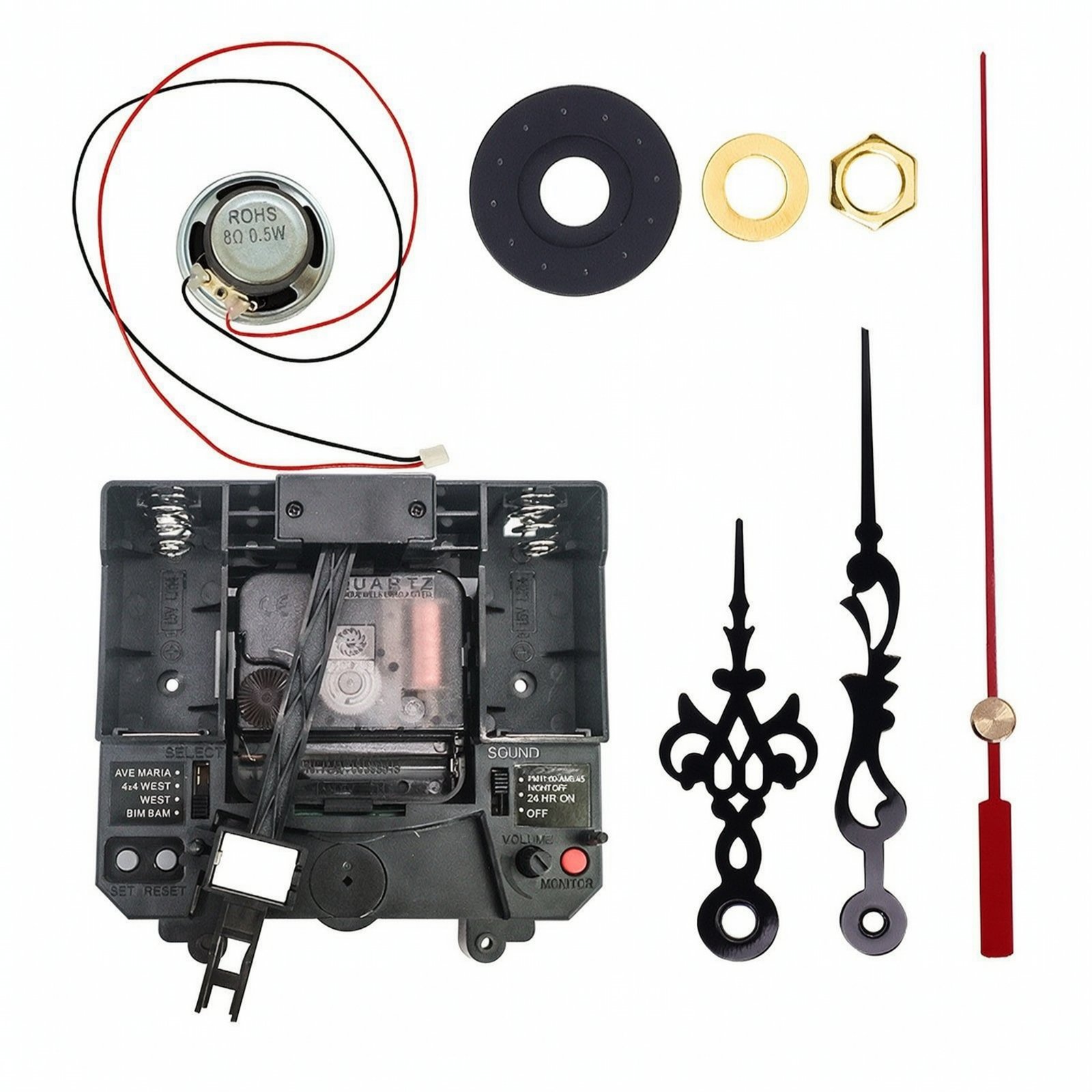 Chiming Pendulum Clock Movement
