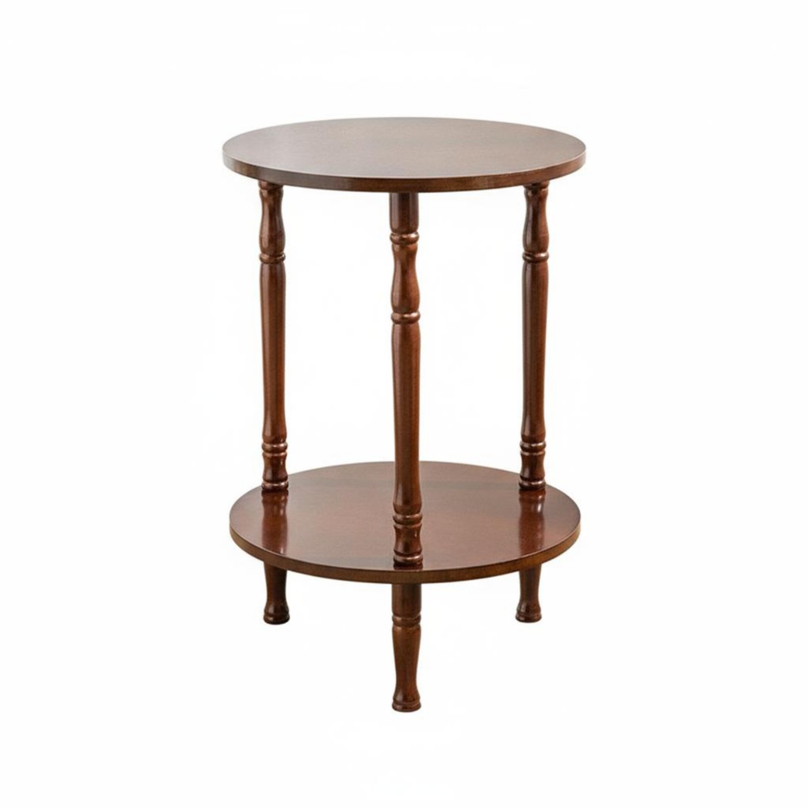 Solid Wood Round End Table