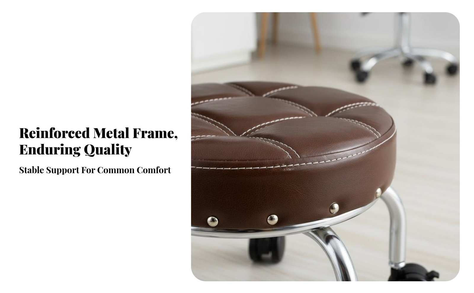 Swivel Creeper Seat with Backrest