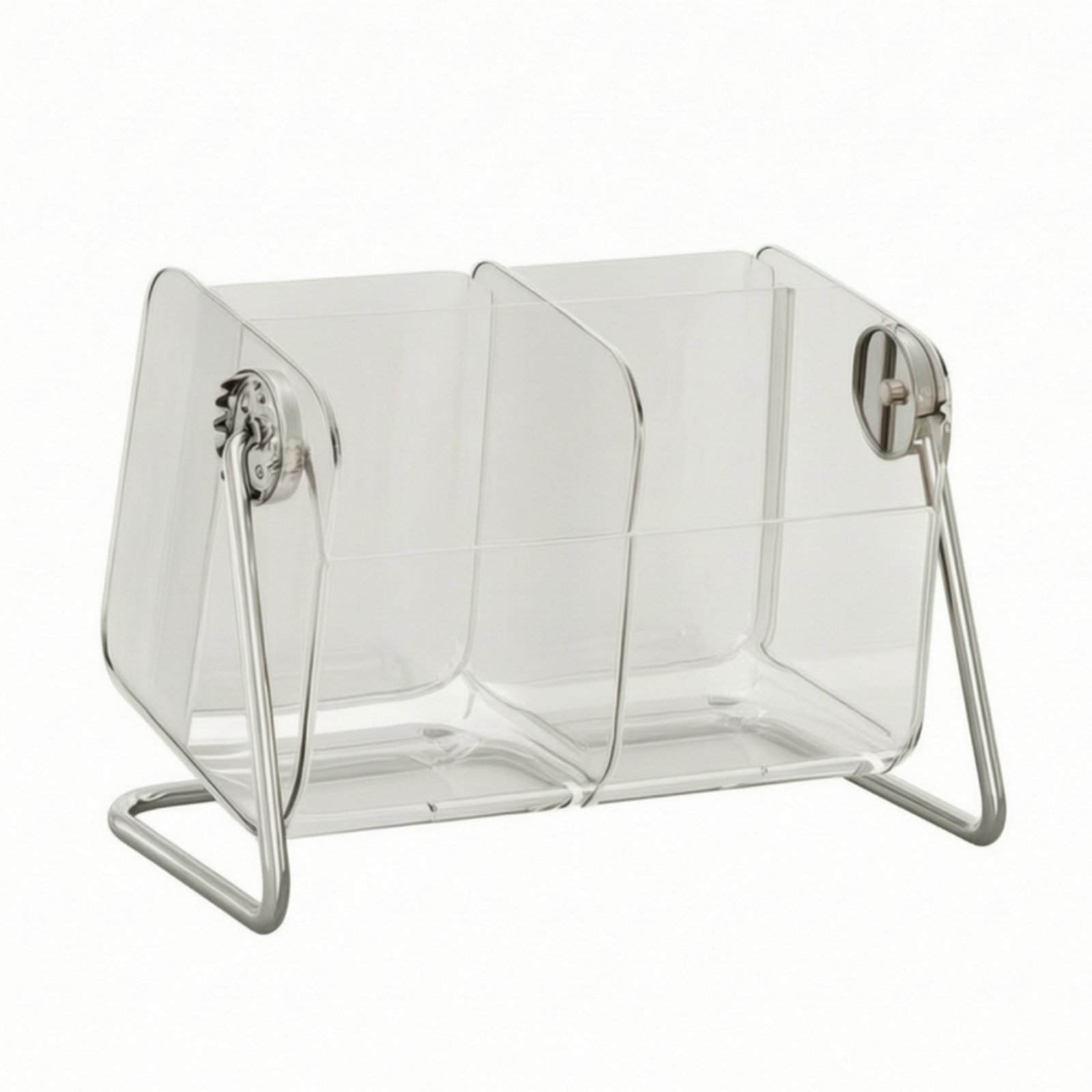 Acrylic Makeup Organizer with Adjustable Stand