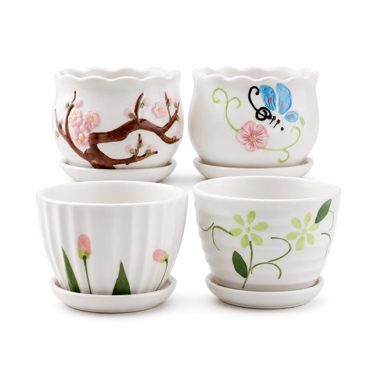 Ceramic Succulent Planter Pot Set