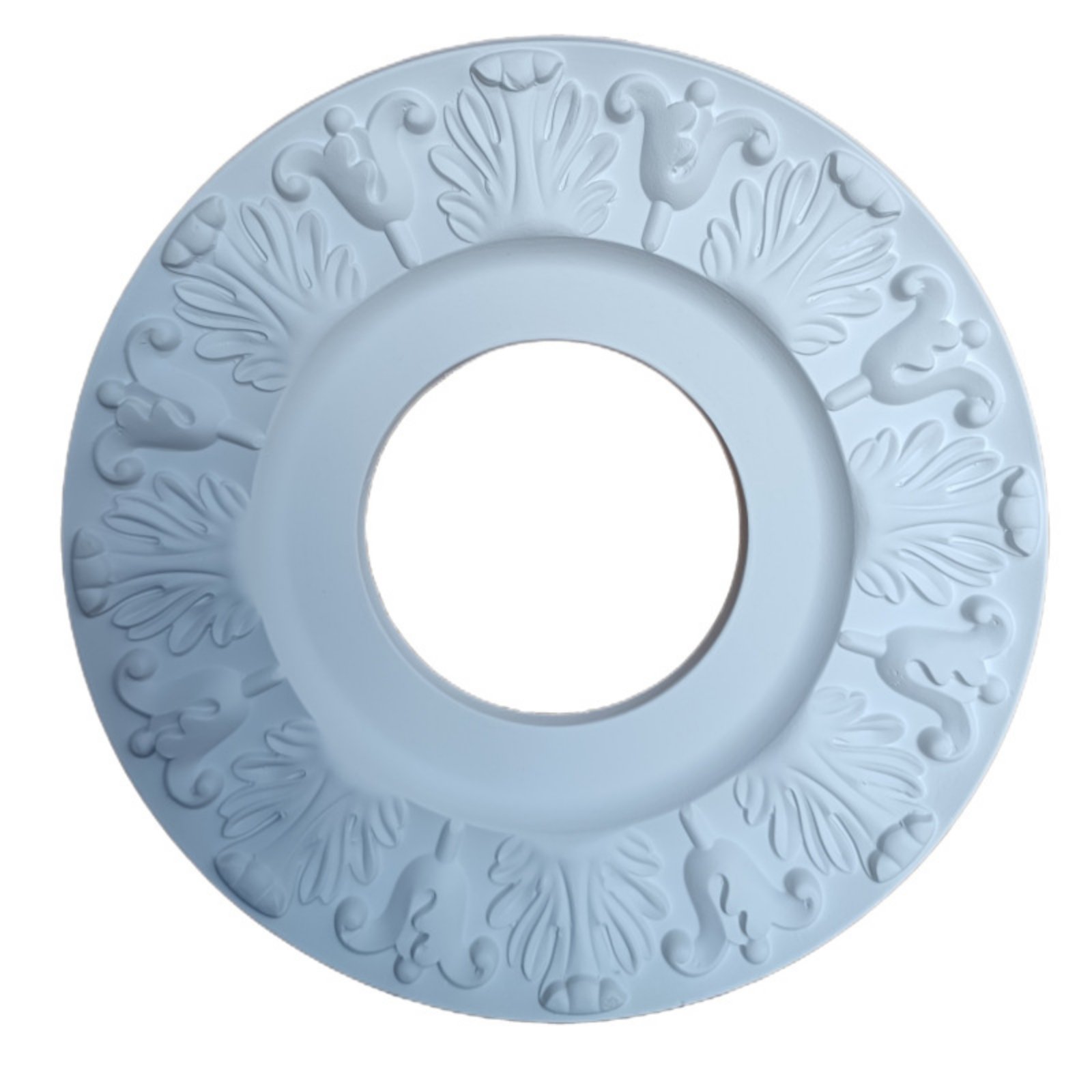 Floral Light Fixture Medallion