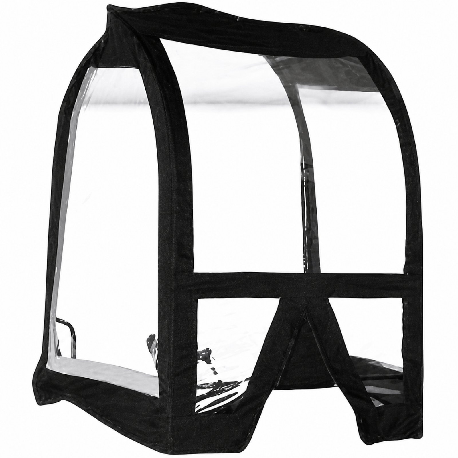 Snow Thrower Cab with Clear Visibility
