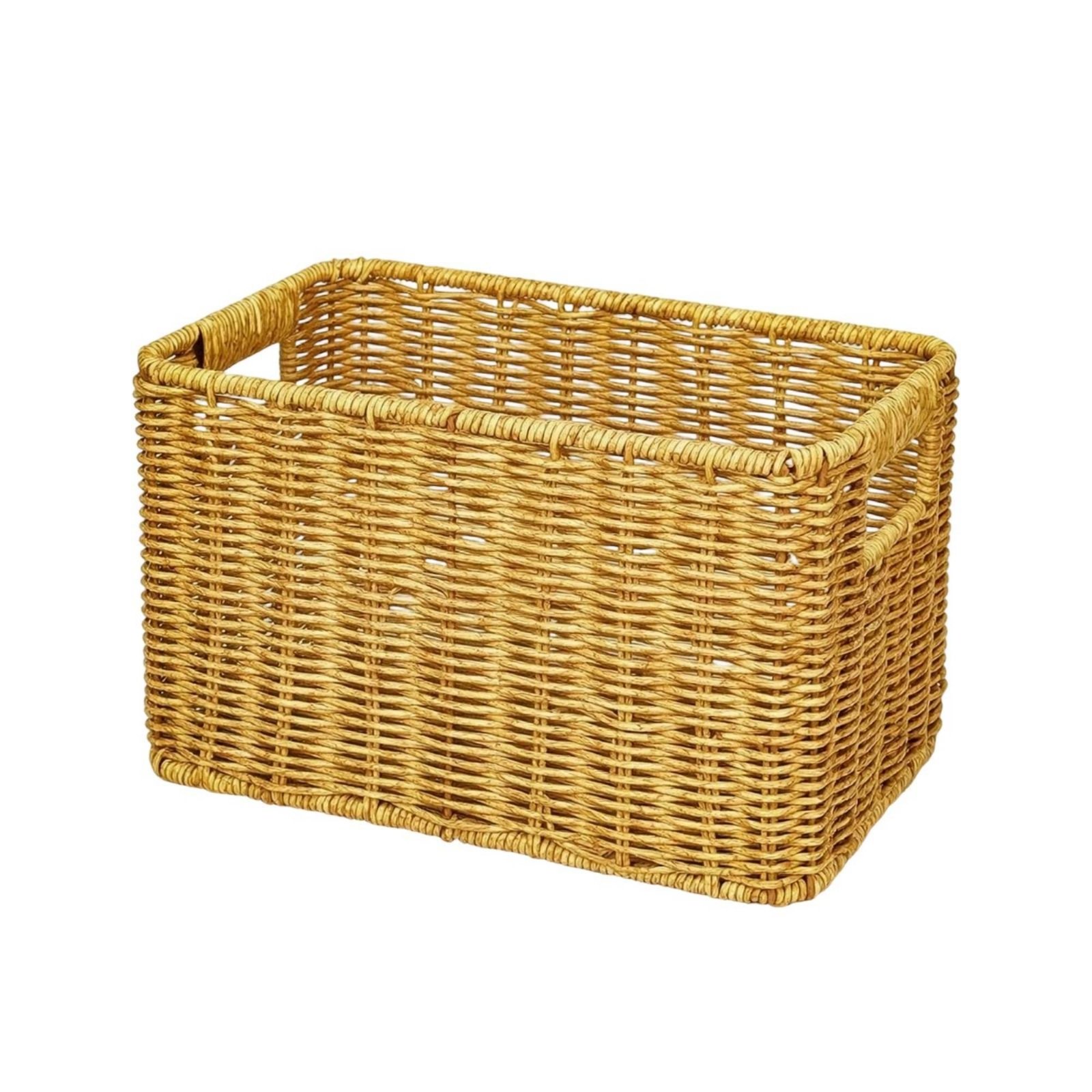 Rectangular Woven Storage Basket – Small