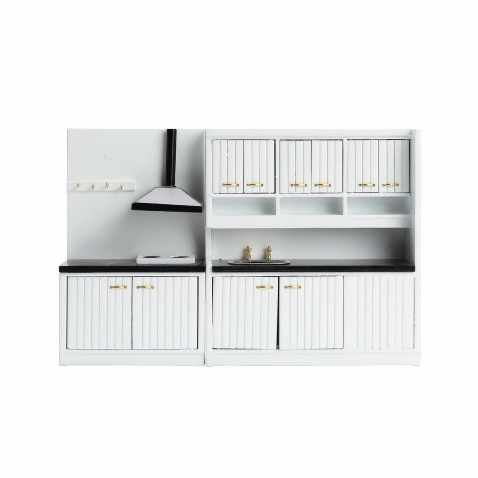 Wood Miniature Kitchen Counter