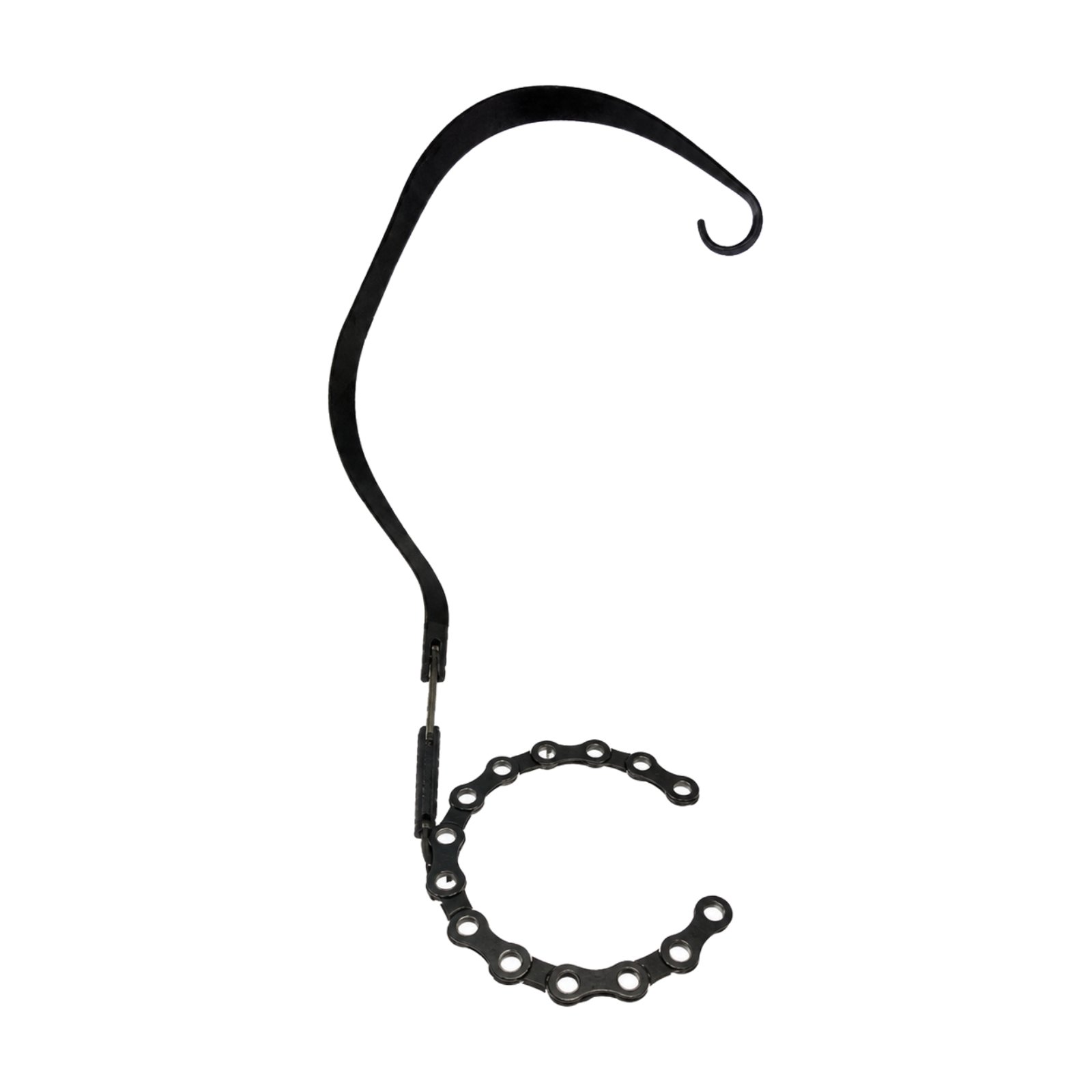 Curved Arm Lantern Stand with Chain Base