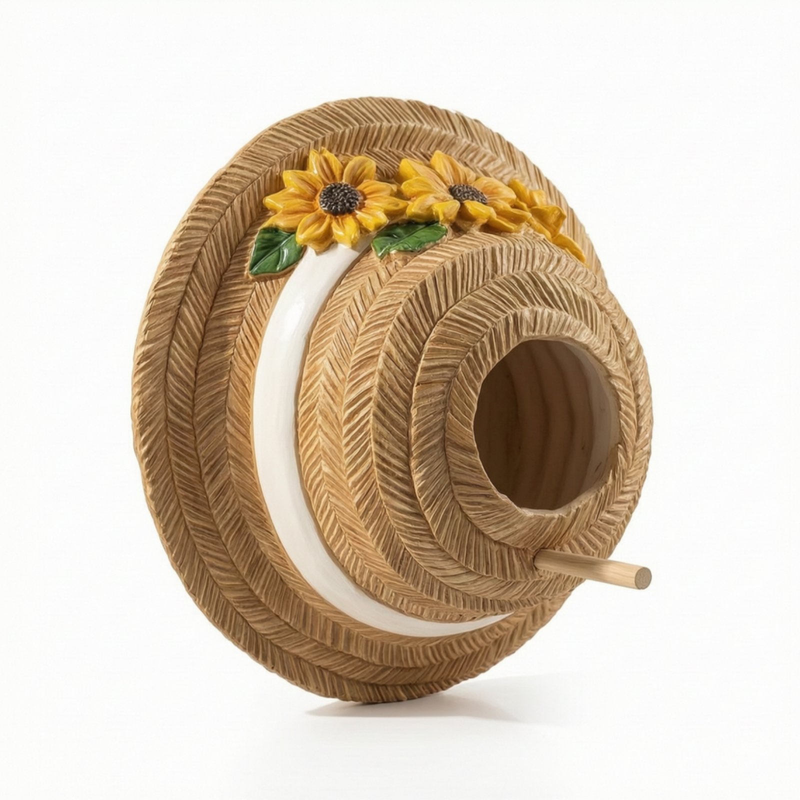Hand-Finished Bird Nest Ornament