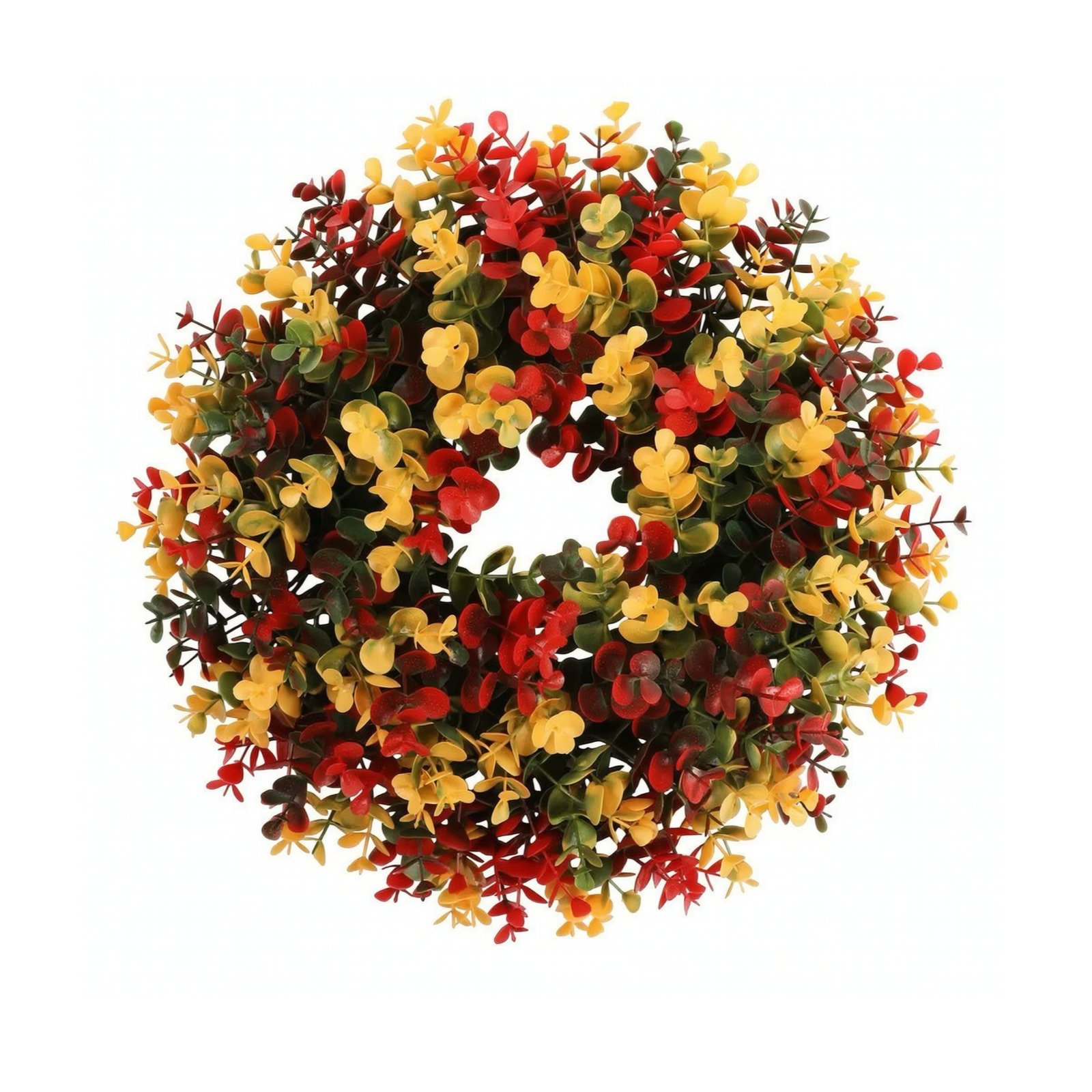 Artificial Eucalyptus Wreath Dense Foliage