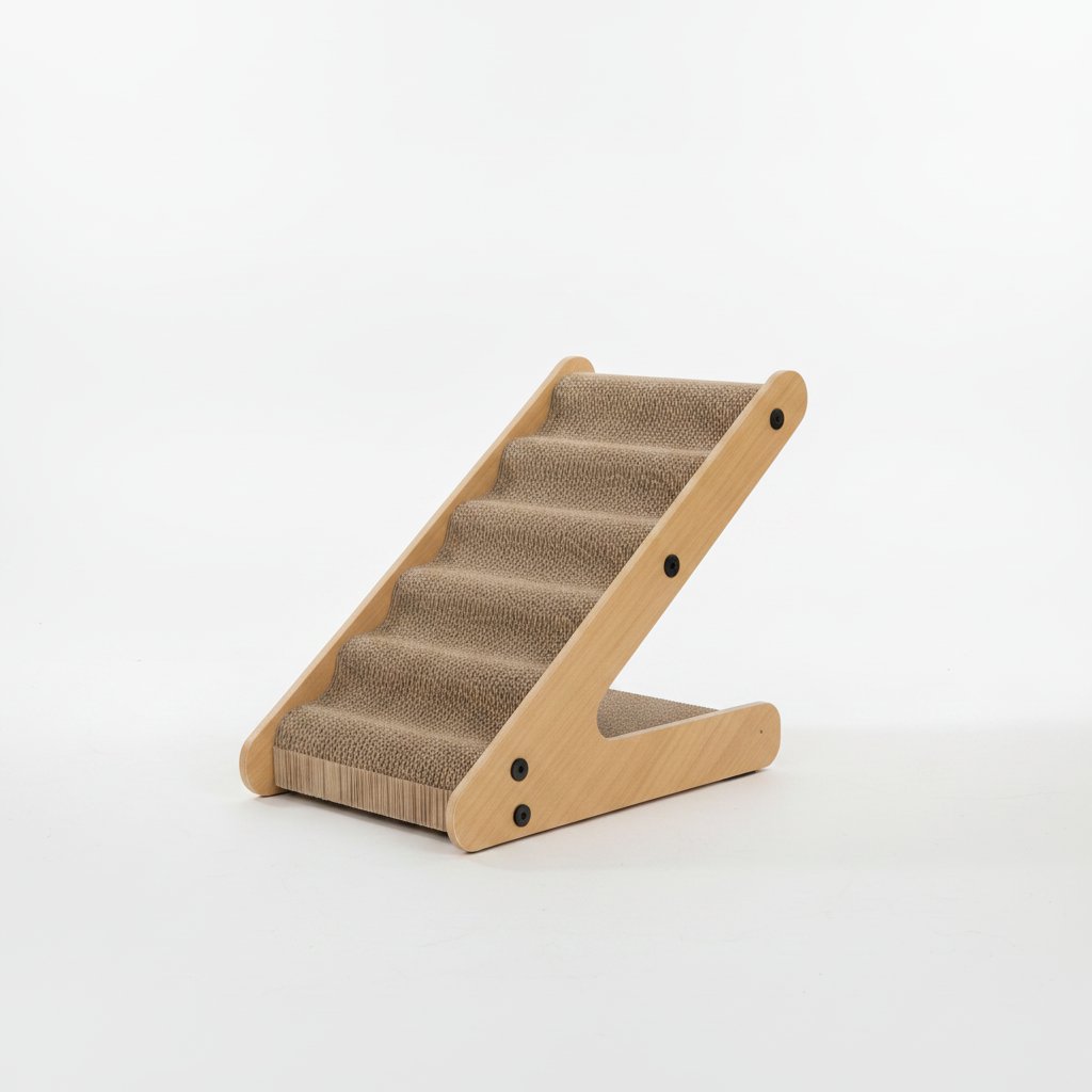 L-Shaped Cat Scratcher Ramp