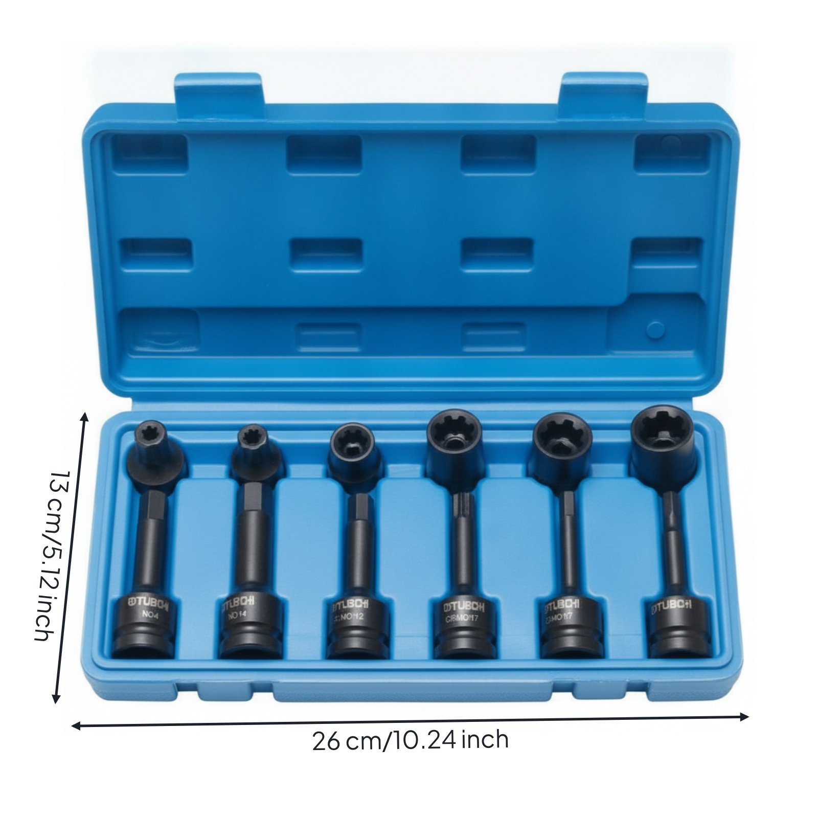 12 Pieces Brake Caliper Socket Bit Various Sizes Sockets