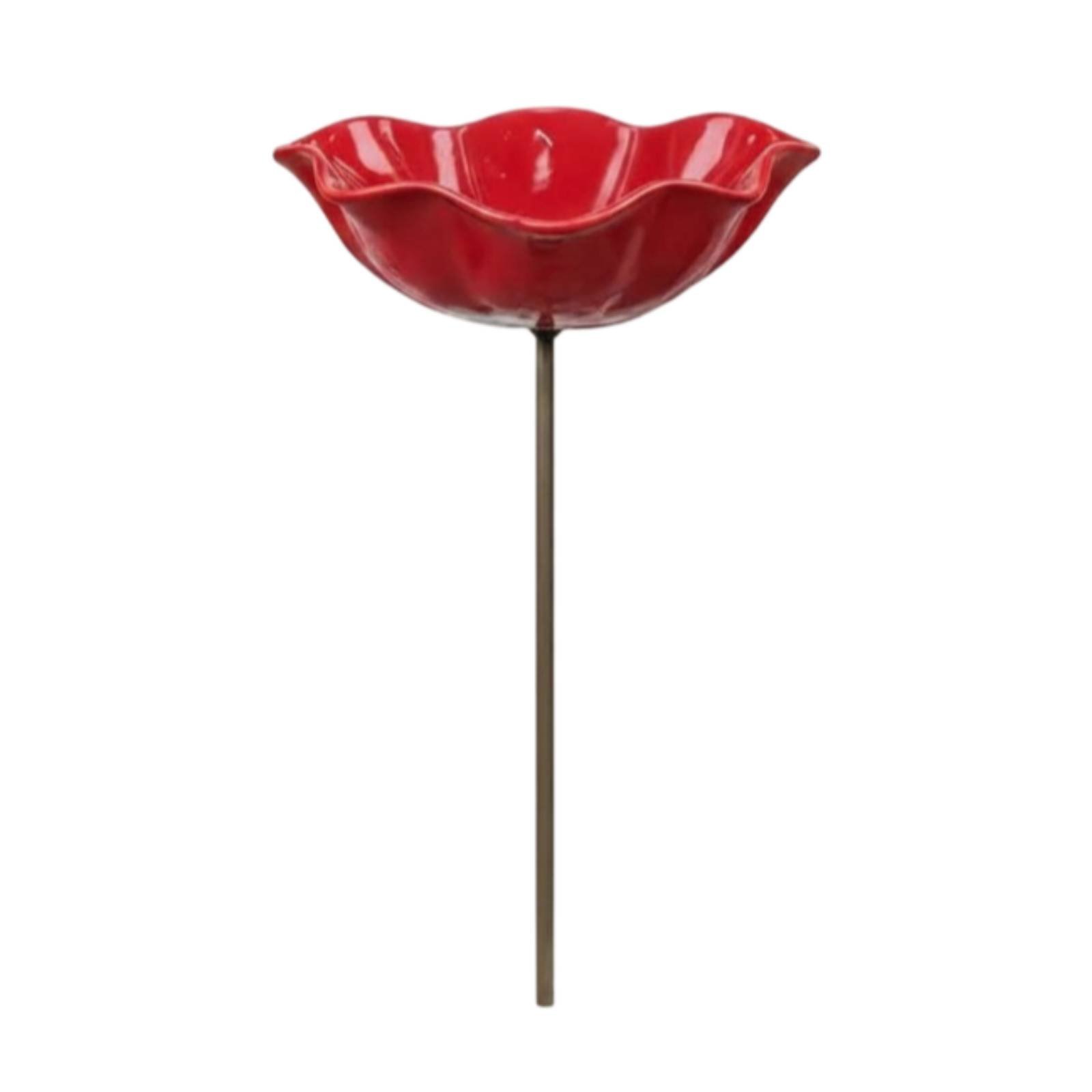 Metal Petal Bird Feeder